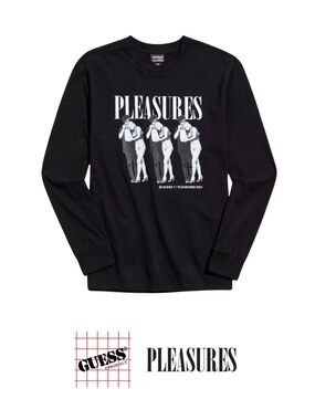 Guess Originals x Pleasures x Drew Barrymore Long Sleeve Tee